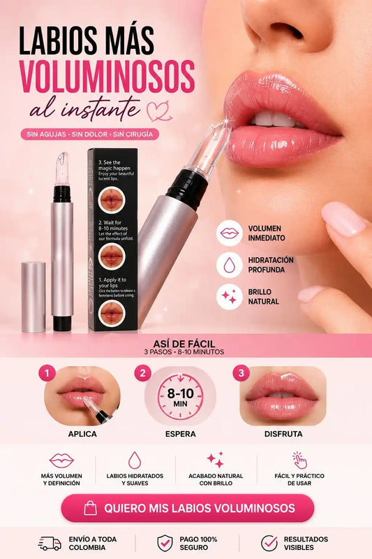Brillo - Aumenta el volumen de labios