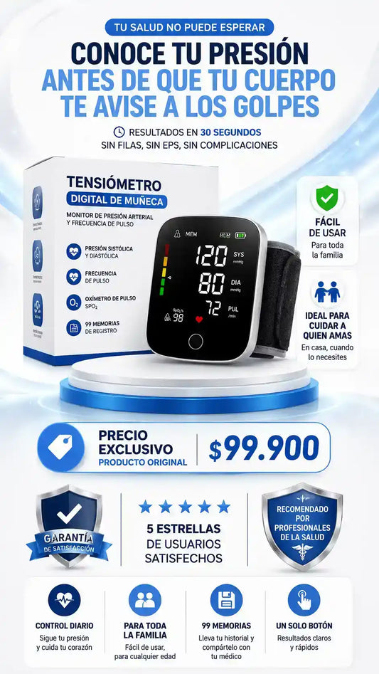 Tensiometro Digital Recargable