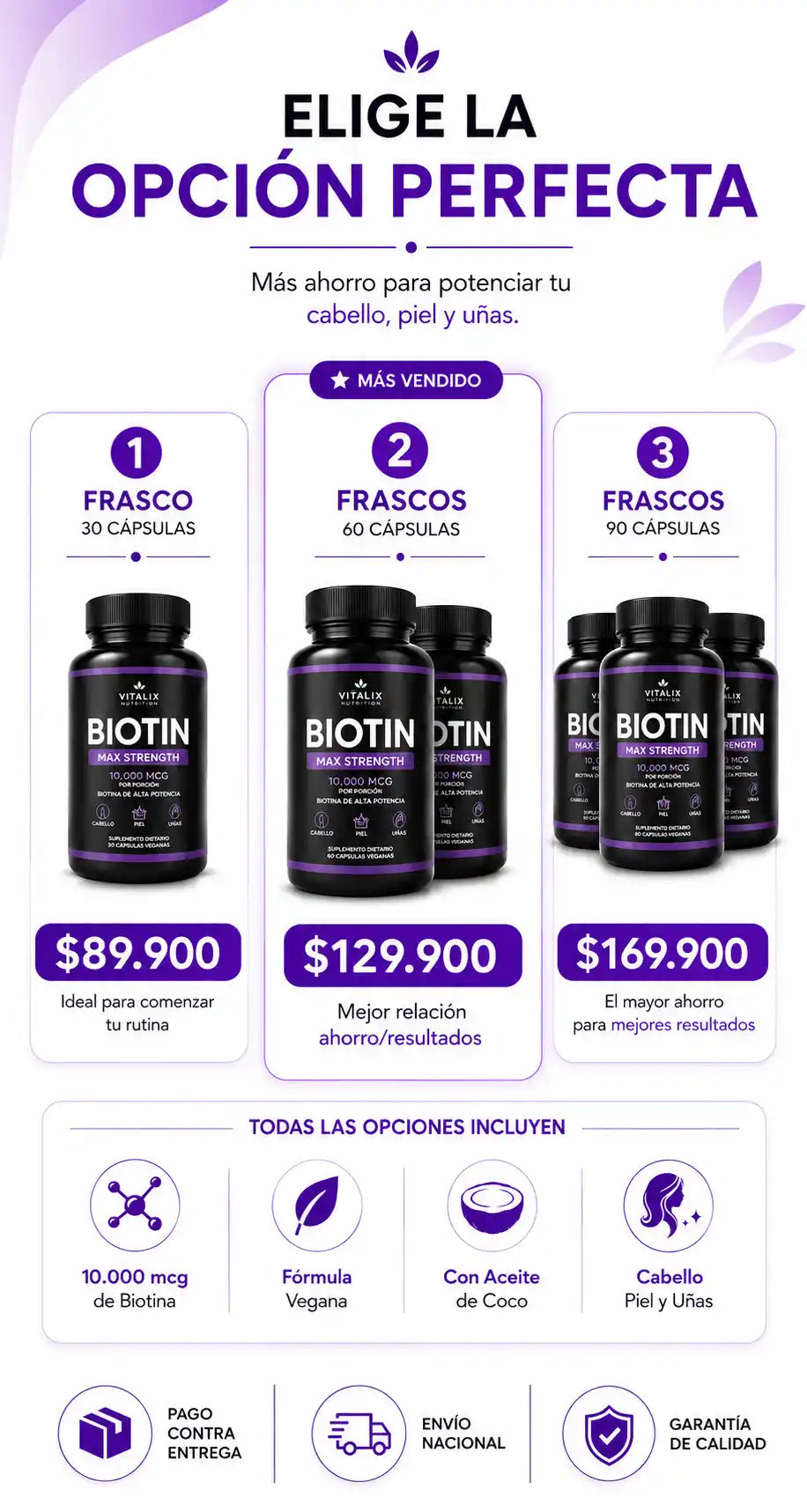 SUPLEMENTO DE BIOTINA SPORTS RESEARCH