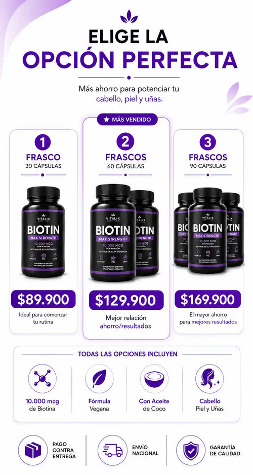 SUPLEMENTO DE BIOTINA SPORTS RESEARCH